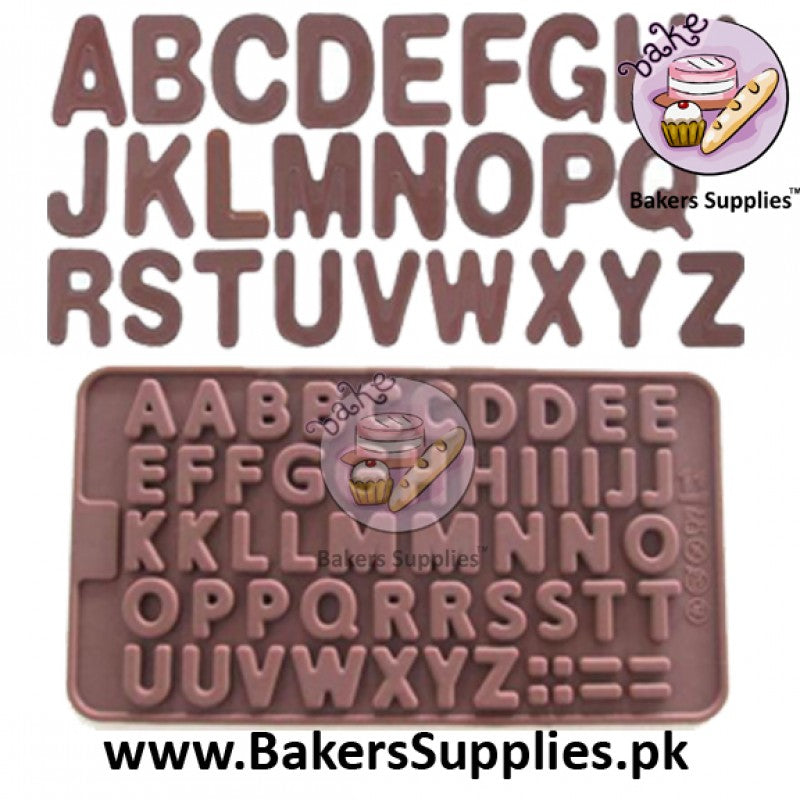 ALPHABET CHOCOLATE MOLD