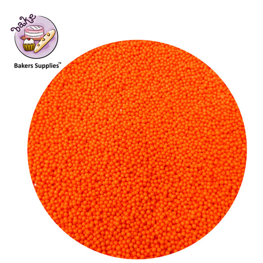 2mm Candy Orange Balls Pearls Sprinkles