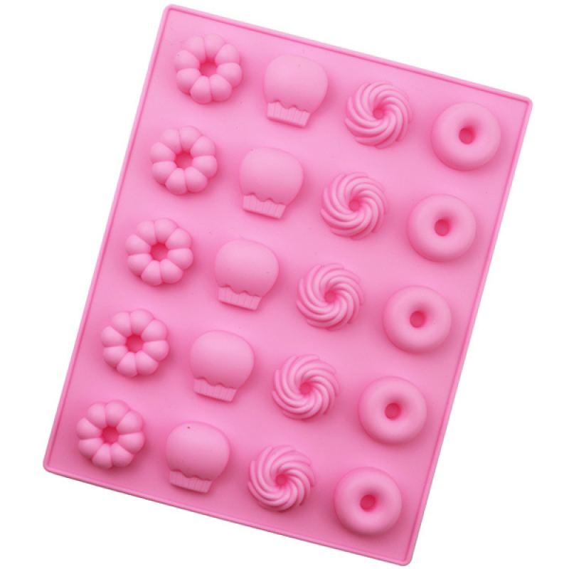 SILICONE MINI FRENCH FUDGE GUMMY HARD CANDY MOLD