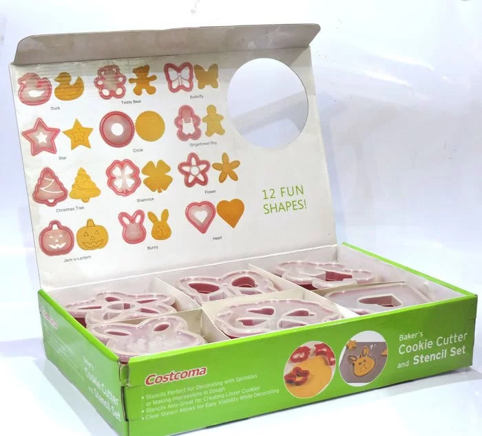 Costcoma Cookie Cutter and Stencil Set