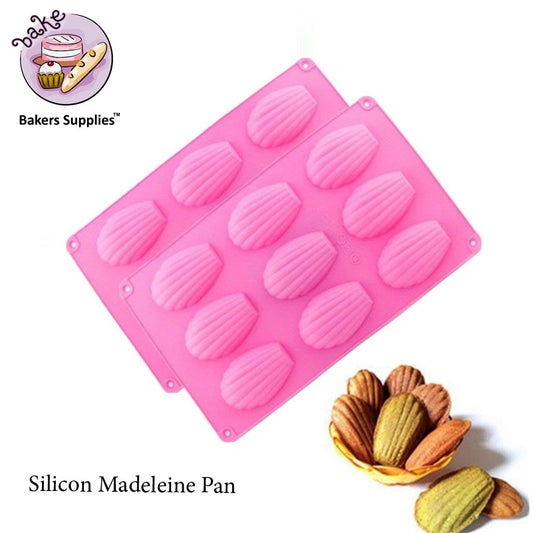 Silicon Madeleine Pan Size 10″ x 7″