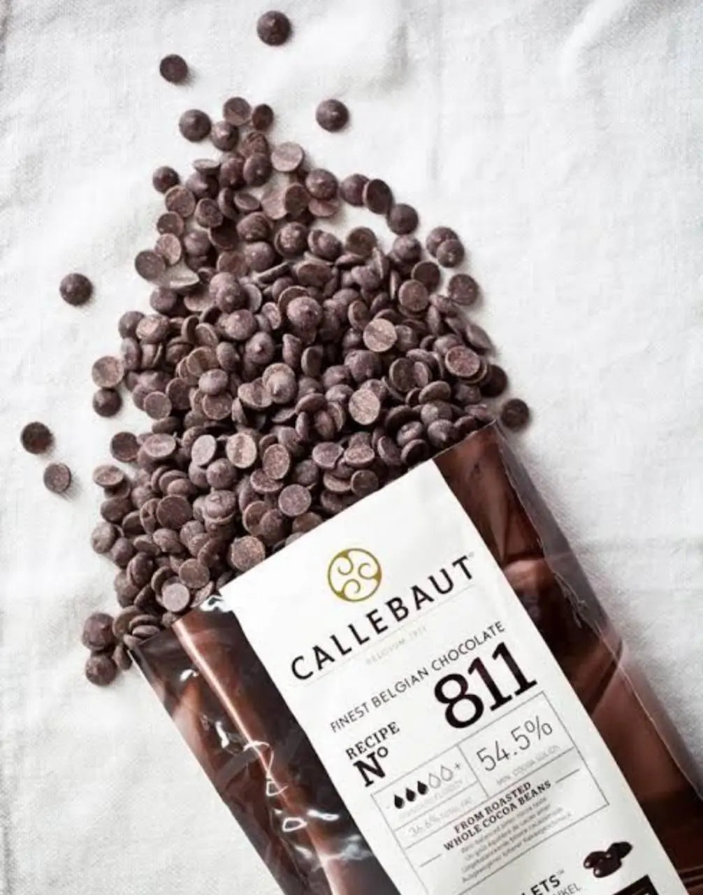 Callebaut Dark Chocolate Callets 54% 811