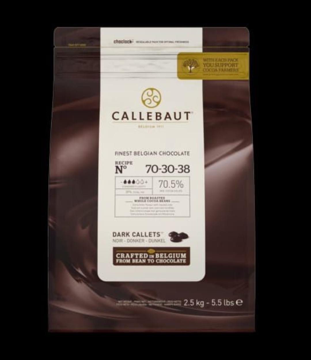 Callebaut Dark Chocolate Callets 70% 70-30-38