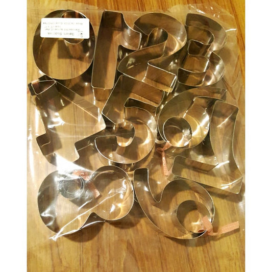 Stainless Still Numbes Cutter size 3.5" x 1"