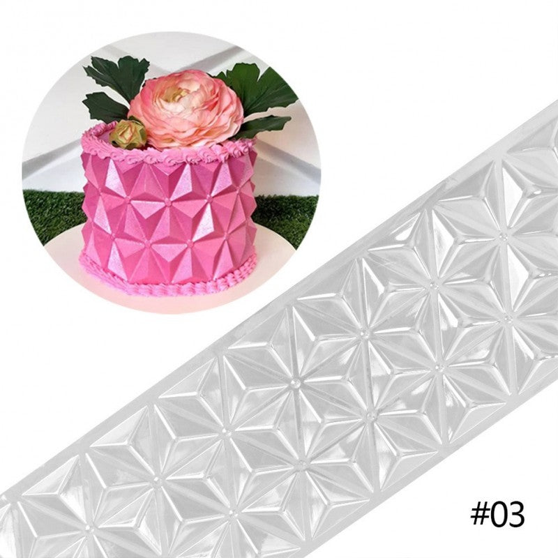 Non Stick Plastic 3D Triangle Bricks Reusable Cake Demold