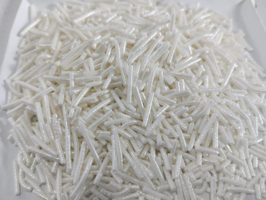 White Pearly Jimmies Sprinkle Confetti