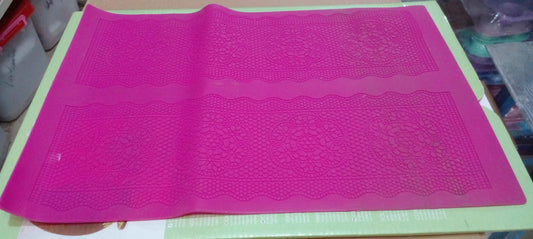 Silicon Twin Pattern Lace Mat
