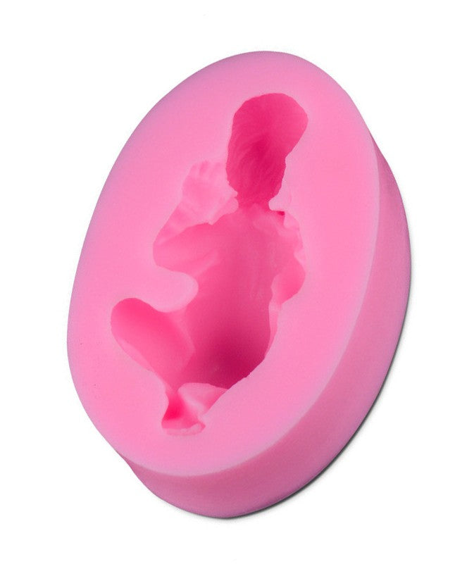 Silicon Sleeping Baby Fondant Mold