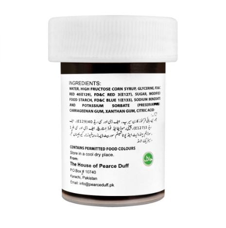 Burgundy Icing Color Pearce Duff