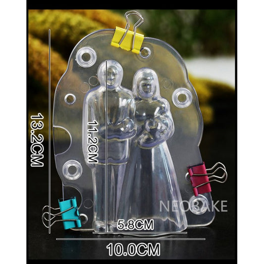 ACRYLIC CHOCOLATE MOLD COUPLE