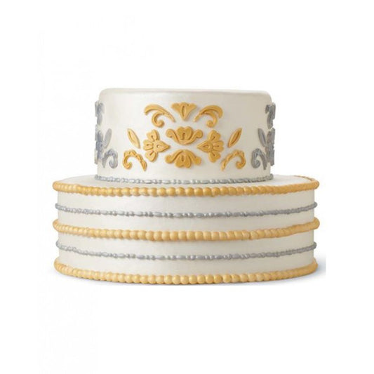 Heart Damask Plunger Cutter Set of 4pcs