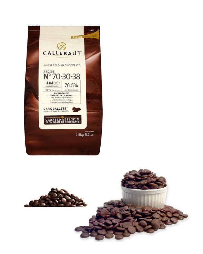 Callebaut Dark Chocolate Callets 70% 70-30-38