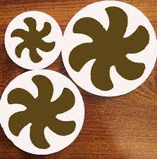 Paper Fan Flower Cutter 3pcs Set