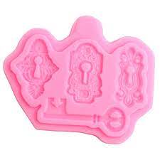 Silicon Locks And Keys Fondant Mold