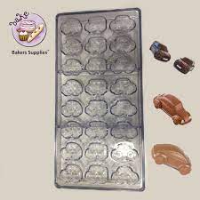 ACRYLIC CHOCOLATE MOLD CUTE MINI CARS