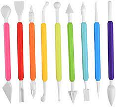 Fondant Tool Set 9 Pcs Multi Color