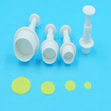 ROUND PLUNGER CUTTER SET 4 PCS