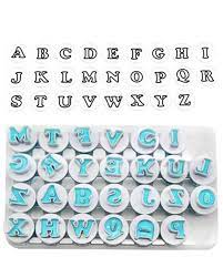 MINI UPPERCASE ALPHABET PLUNGER CUTTER SET