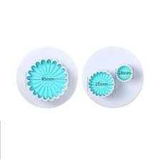 BLUE SUNFLOWER PLUNGER FONDANT CUTTER