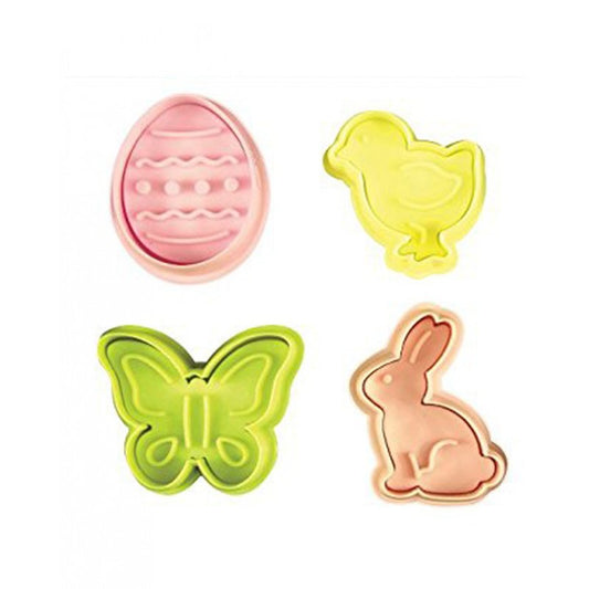Easter Theme Rabbit Egg Butterfly Plunger Cutter Set
