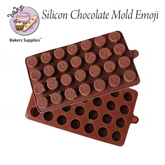 SILICON CHOCOLATE MOLD EMOJI