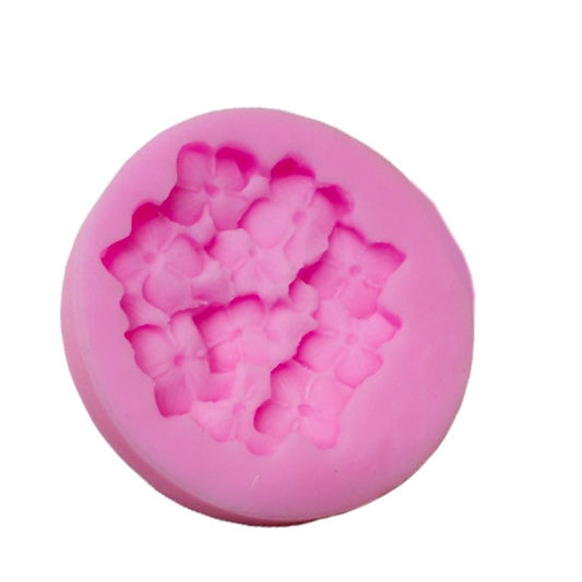 FOUR LEAF MEIBUM FLOWER FONDANT SILICON MOLD