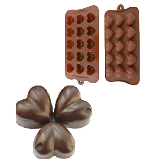 SILICON HEART CHOCOLATE MOLD