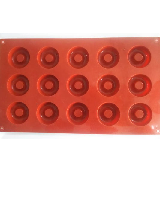 15 Cavity Silicon Mini Donut Tray