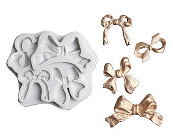 Silicon Big Bows Fondant Mold