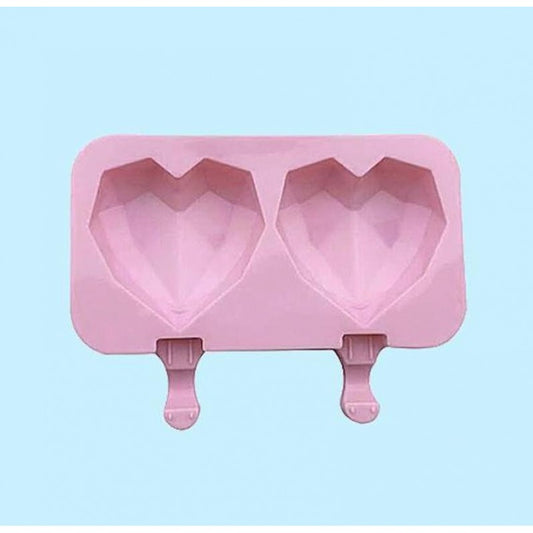GEOMETRIC HEART POPSICLE CAKESICLE MOLD