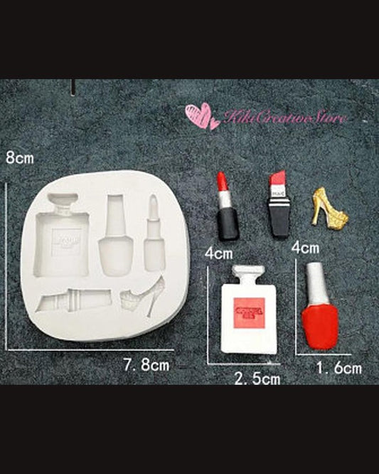 SILICON MAKEUP FASHION FONDANT MOLD