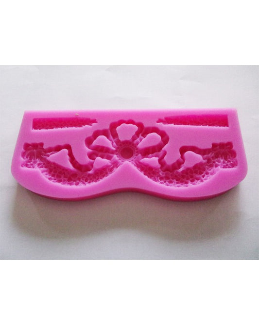 Silicon Mehrab Boarder Frill Fondant Mold