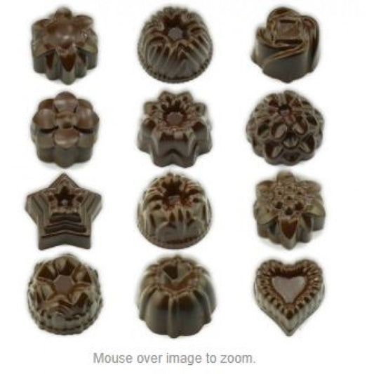 SILICON MINI ASSORTED BUNDT BAKING MOLD