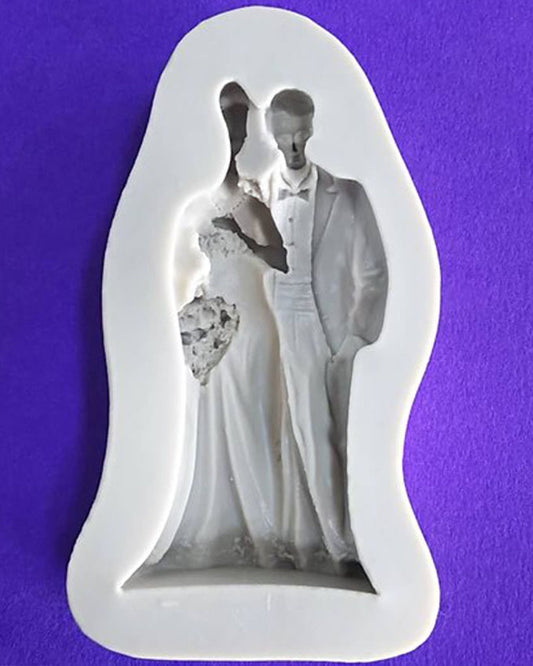Silicon Elegant Couple Fondant Mold