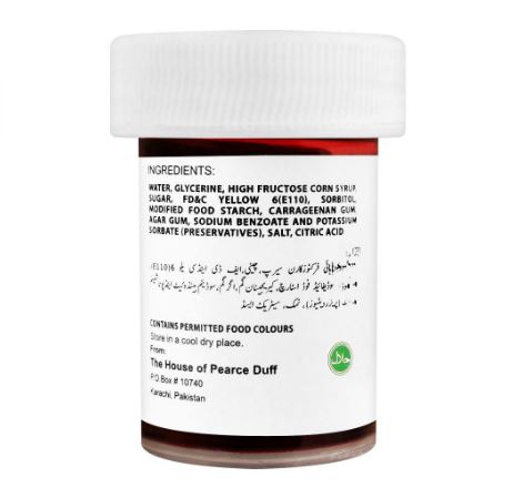 Orange Icing Color Pearce Duff