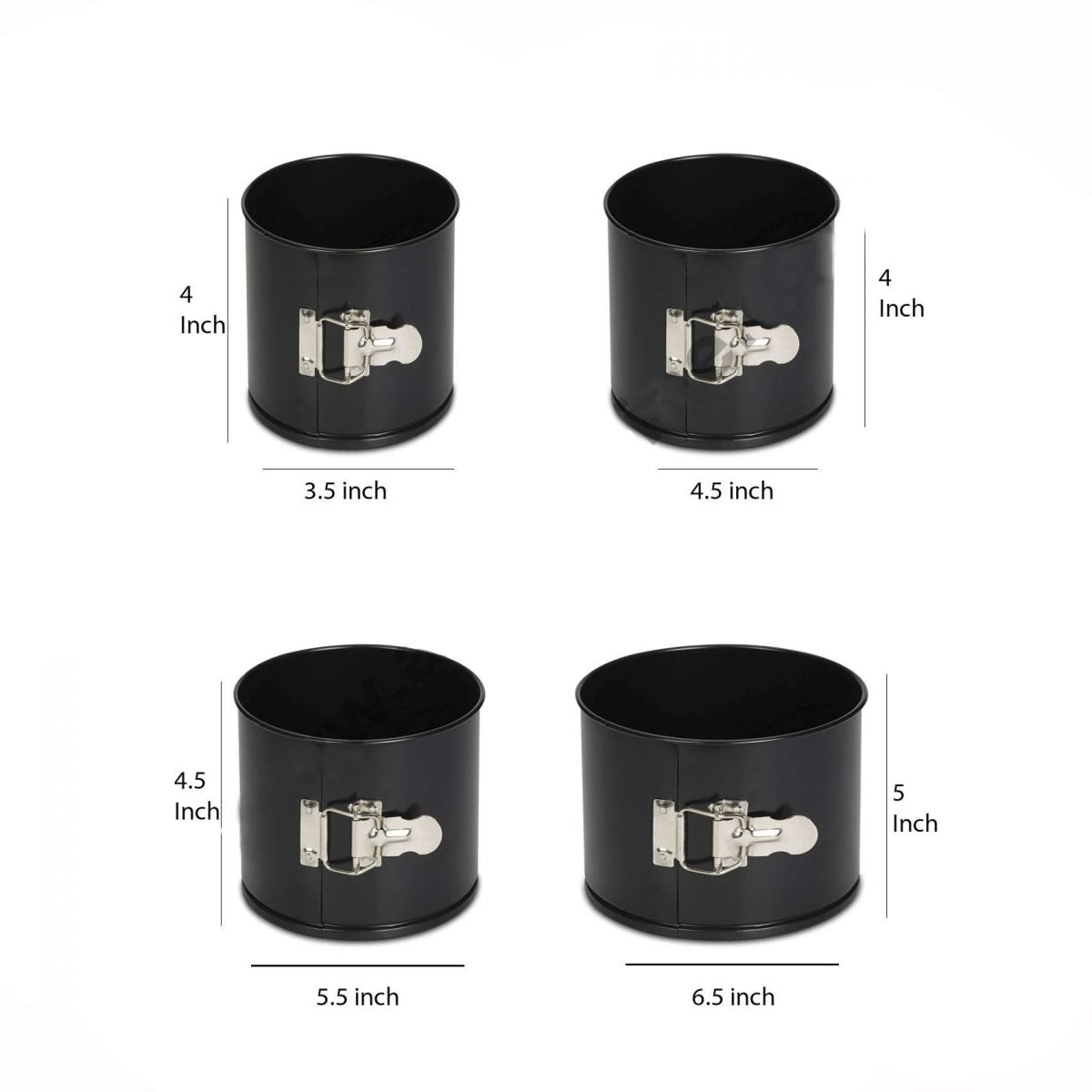 NS Extra Deep Springfrom Round Cake Pan 4pc set