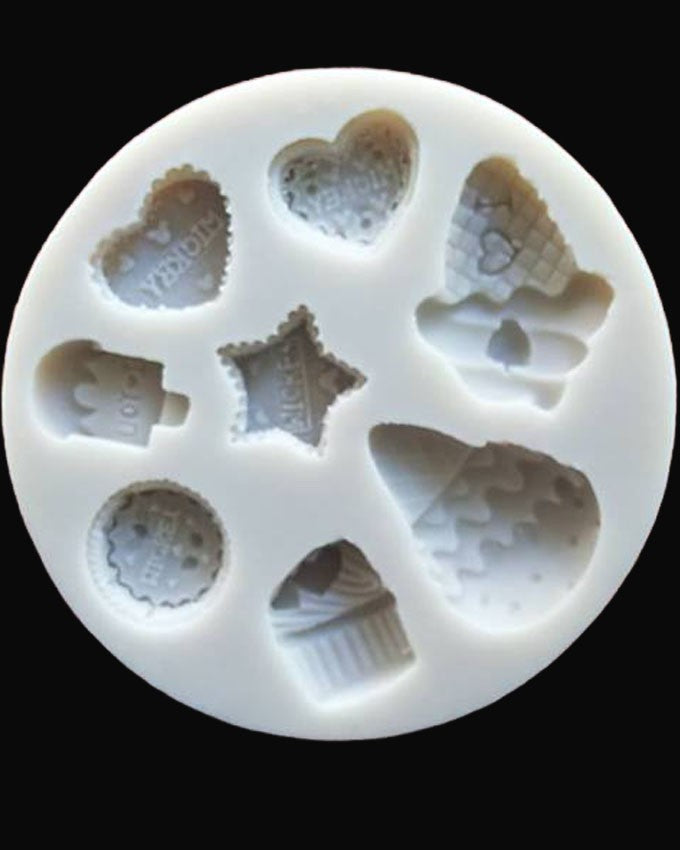 SILICON PARTY THEME FONDANT MOLD