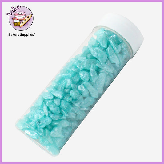 Peacock Green Shiny Rocks Sprinkle Confetti