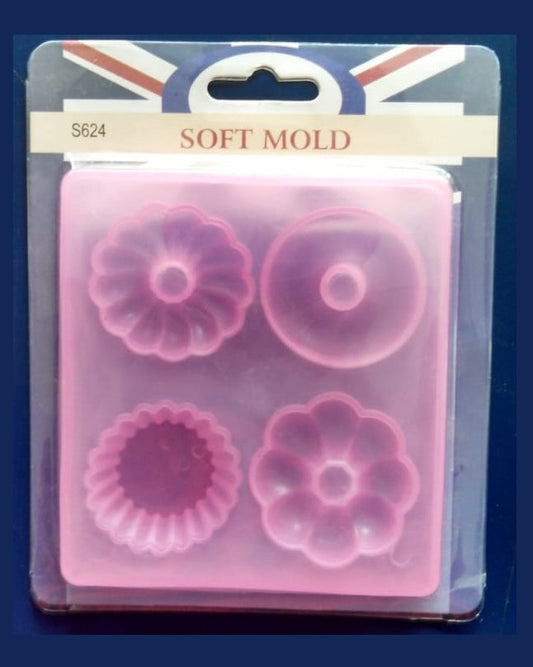 Silicon Soft Peanut Butter & flower Mold