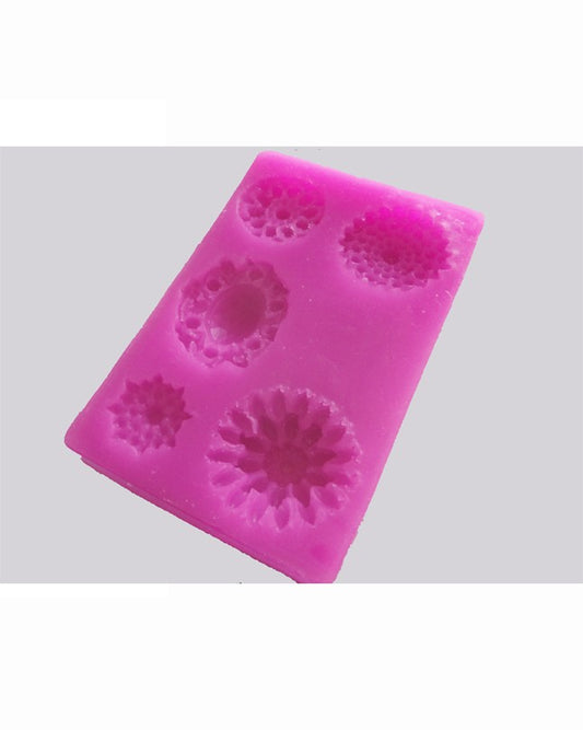 Silicon Giant Pendant Flower Fondant Mold