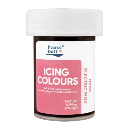 Neon Electric Pink Icing Color Pearce Duff