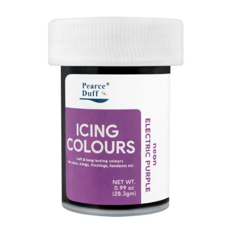 Neon Electric Purple Icing Color Pearce Duff