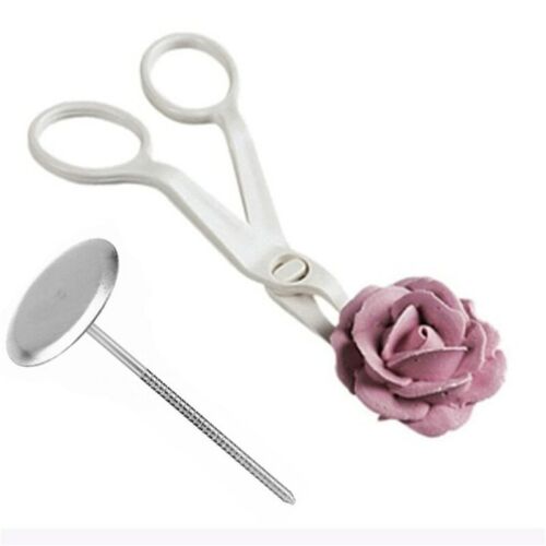 2pcs Flower Nail With Scissor Set