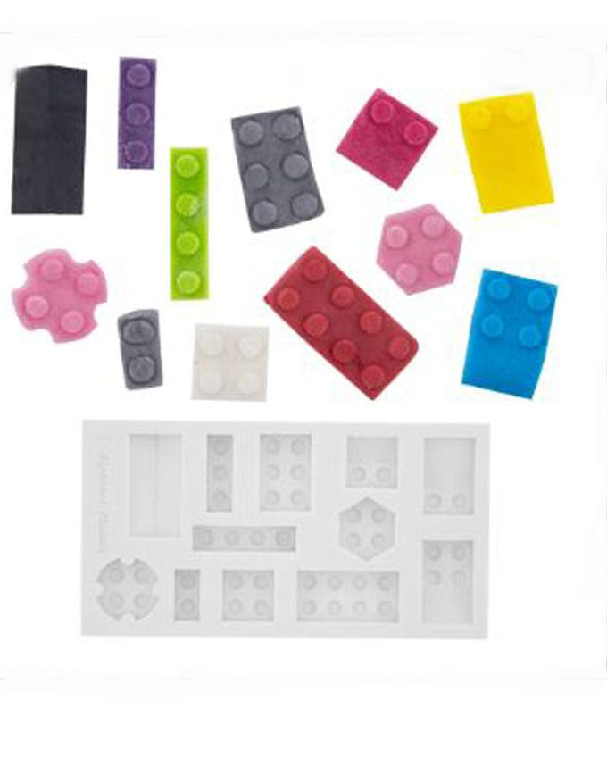 SILICON LEGO BRICKS FONDANT MOLD