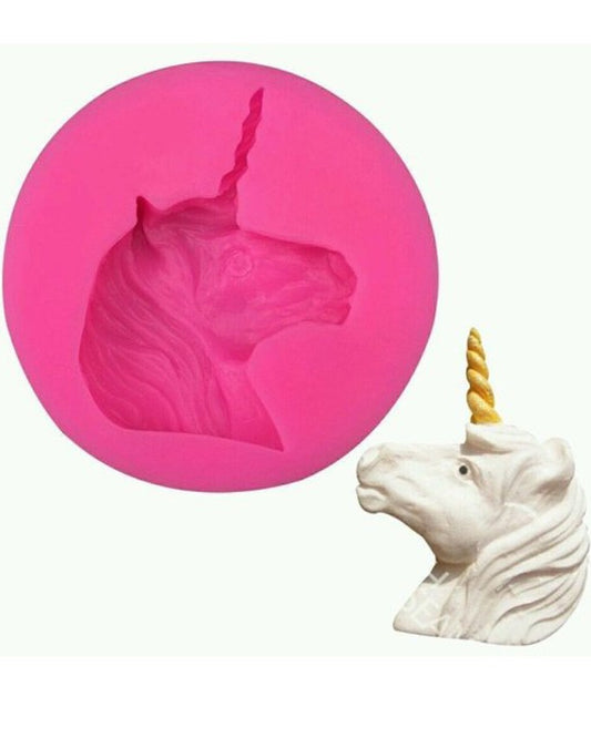 SILICON UNICORN FACE FONDANT MOLD