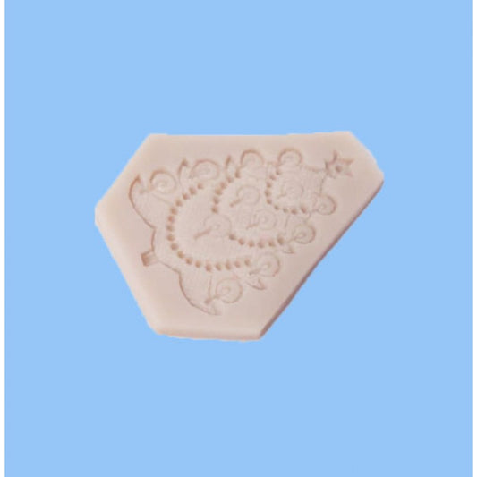 SILICON CURLICUES SCROLL STYLE FONDANT MOLD