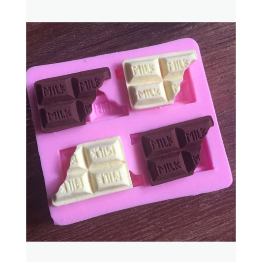 SILICON CHOCOLATE BAR FONDANT MOLD