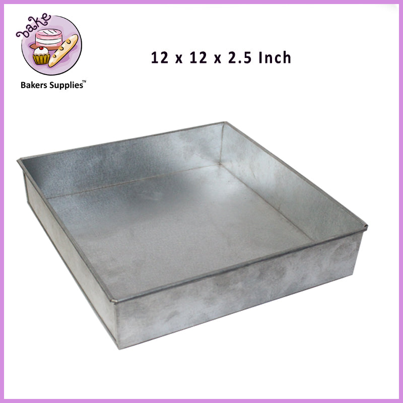 Square Cake Pan GI