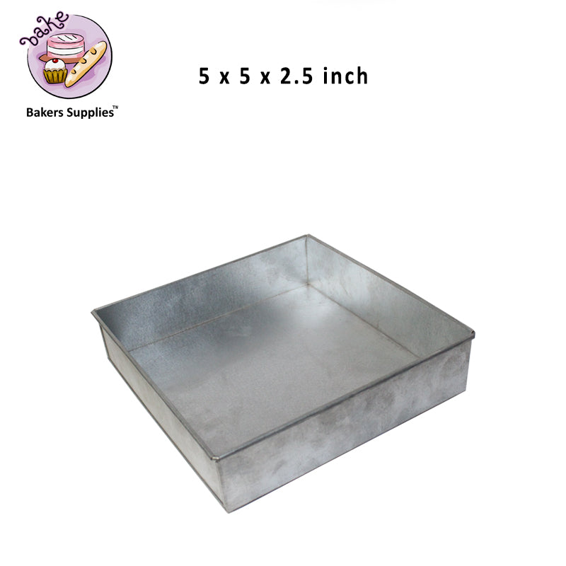 Square Cake Pan GI