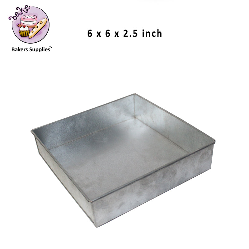 Square Cake Pan GI